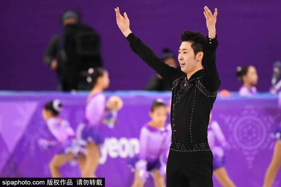 2018平昌冬奧會：花樣滑冰男子短節(jié)目 中國選手金博洋亮相