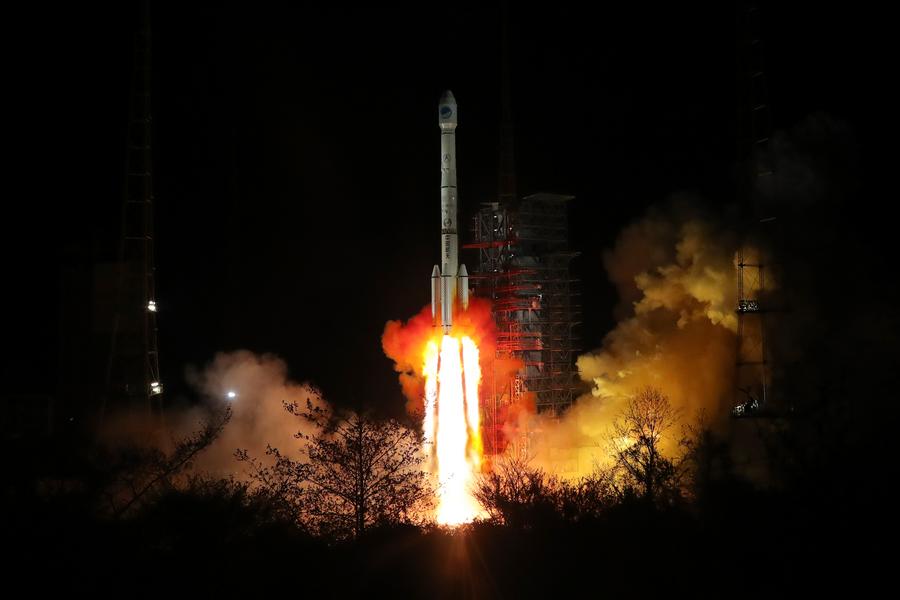 我國再次成功發射兩顆北斗三號衛星