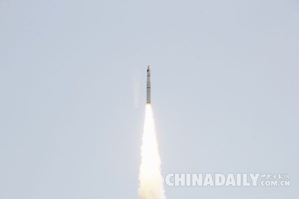 長征十一號火箭“一箭五星”成功發射