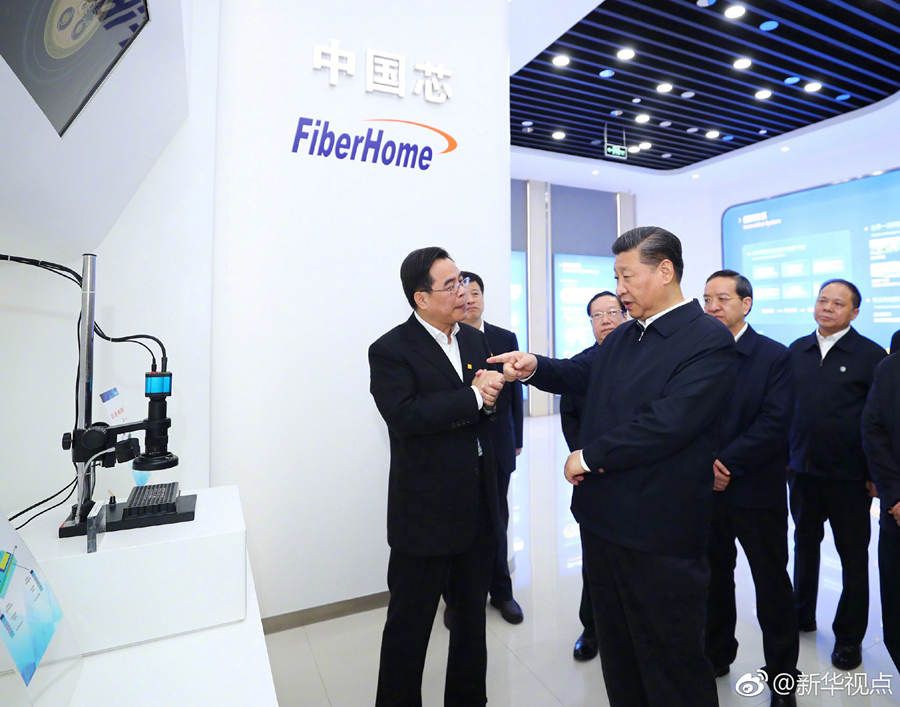 習近平考察武漢，強調要充分發(fā)揮人才優(yōu)勢