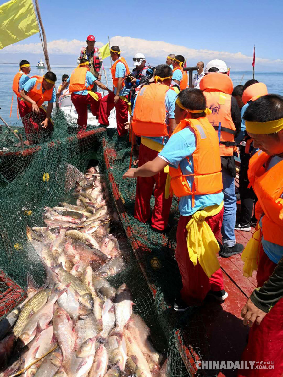 新疆博湖縣舉行傳統祭湖儀式