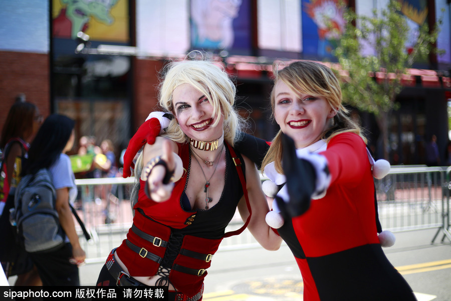 美國(guó)圣地亞哥國(guó)際動(dòng)漫展 各路“英雄”匯聚熱鬧非凡