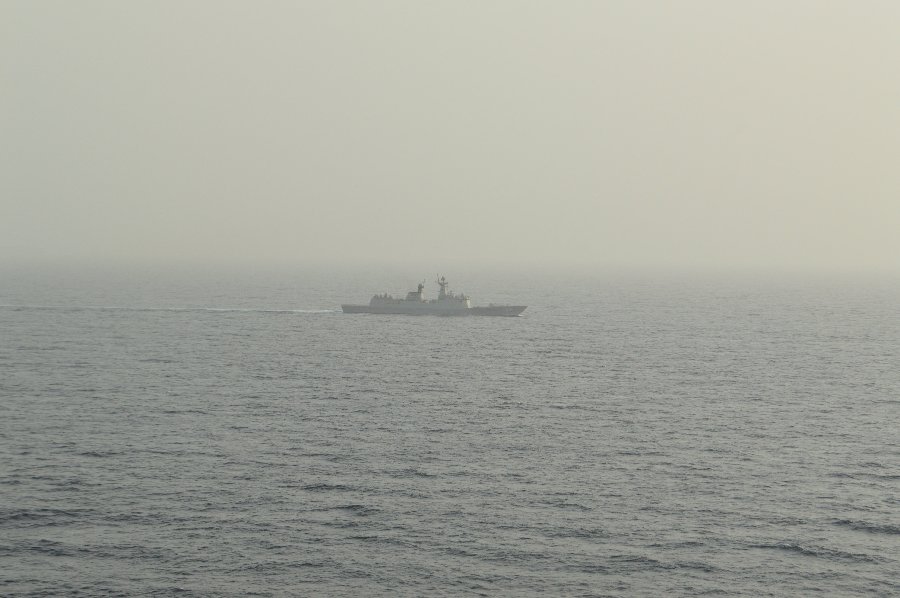 中國海軍濱州艦亞丁灣護航：如遇緊急情況，可隨時呼叫