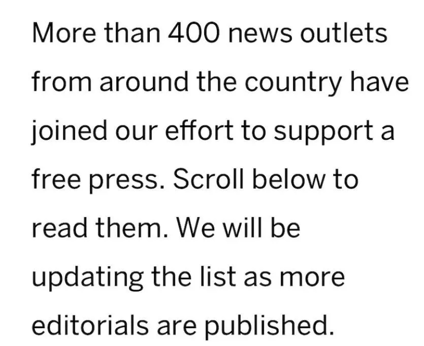 外媒說：天天被罵“假新聞”，美國媒體爆發(fā)了！350家媒體集體“宣戰(zhàn)”特朗普