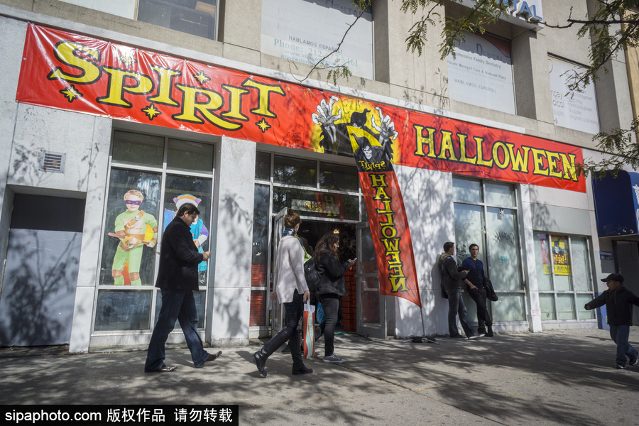 美國紐約：萬圣節(jié)將至 預(yù)計(jì)節(jié)日花費(fèi)將達(dá)到90億美元