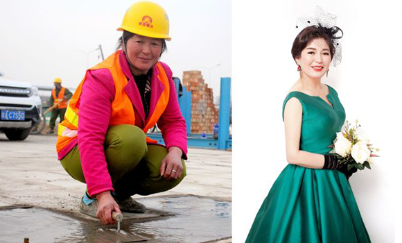 驚艷了時光！當女工們脫下工裝走進照相館[組圖]