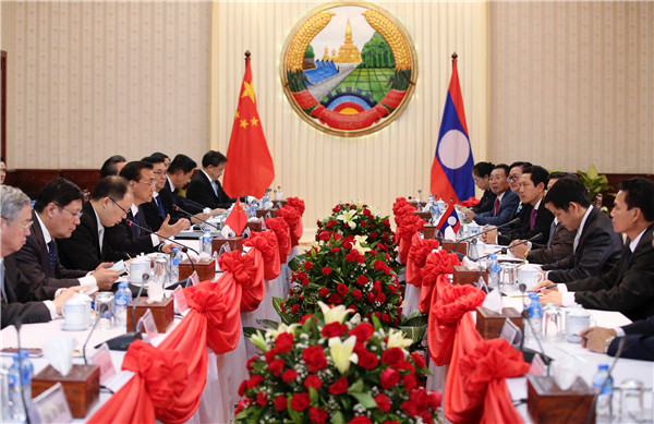 李克強總理正式訪問老撾 雙方將穩步推進中老鐵路等大項目建設
