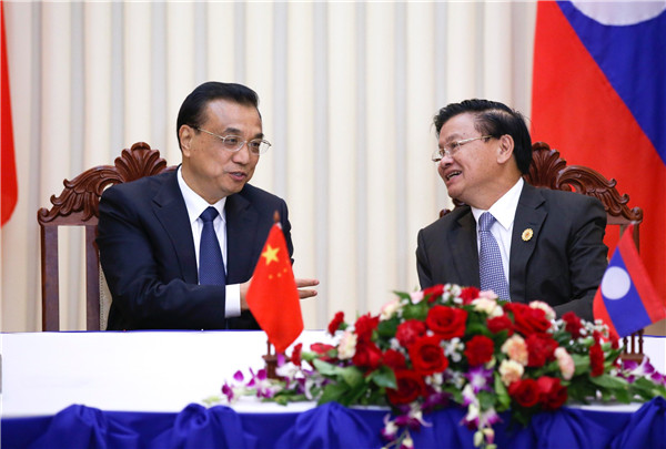 李克強總理正式訪問老撾 雙方將穩步推進中老鐵路等大項目建設